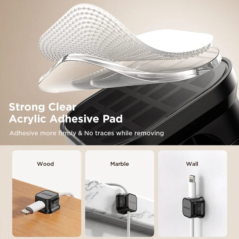 Magnetic Cable Clips Cable Smooth Adjustable Cord Holder
