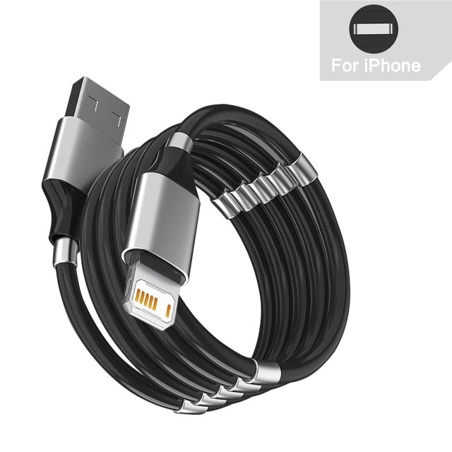 Magnetic Rope Phone Charging Cable