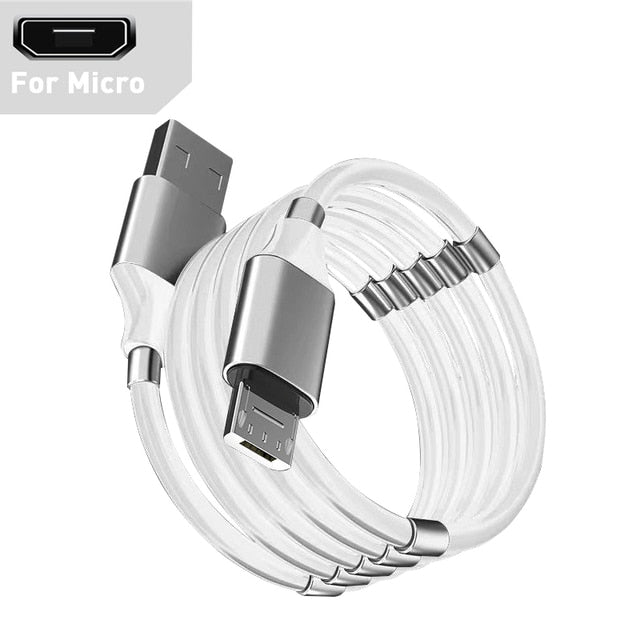 Magnetic Rope Phone Charging Cable