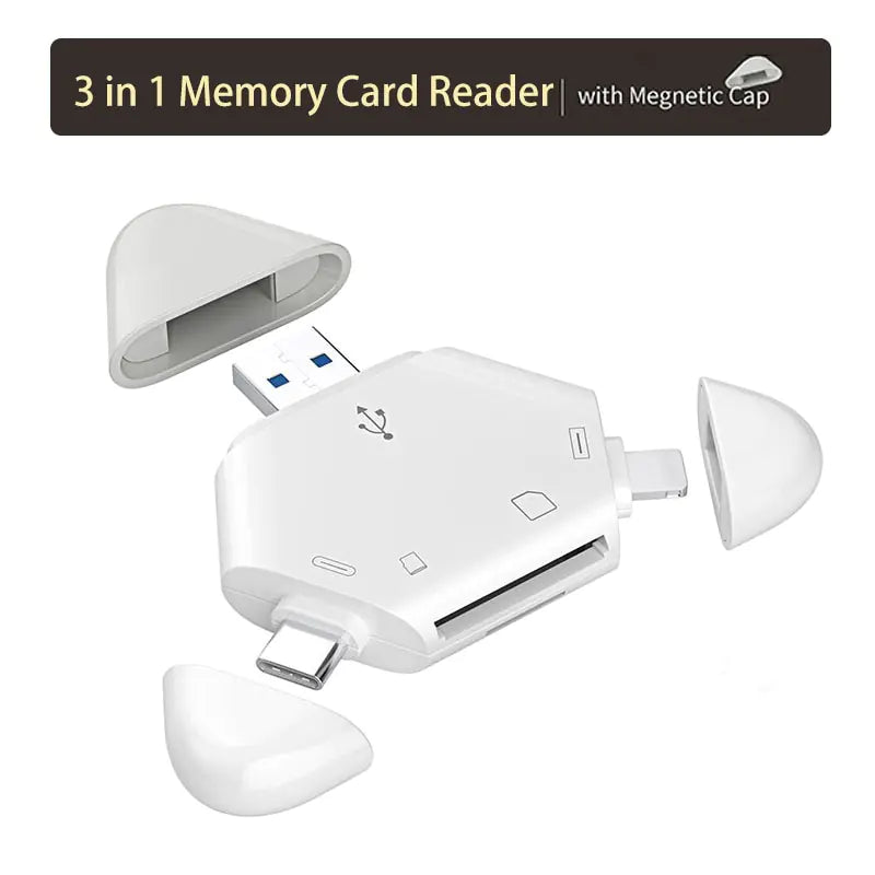 Find Memory Card Reader 3 In 1 Memory Card Reader – Grab A Gadget Electronics