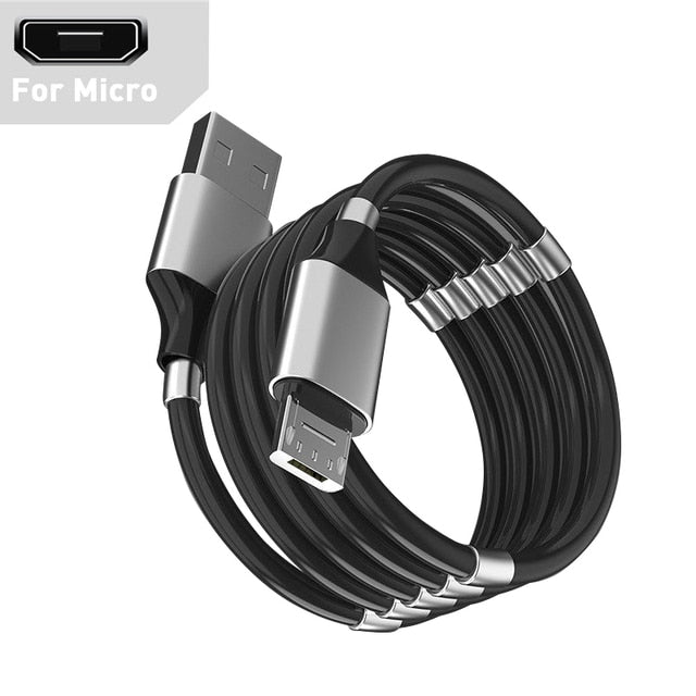 Magnetic Rope Phone Charging Cable