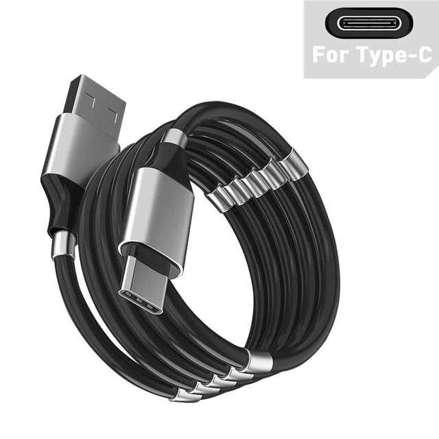 Magnetic Rope Phone Charging Cable